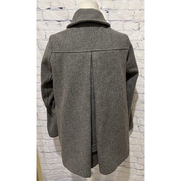 American Apparel Wool Audrey 4 Button Grey Pea Coat Size XS - Picture 4 of 7